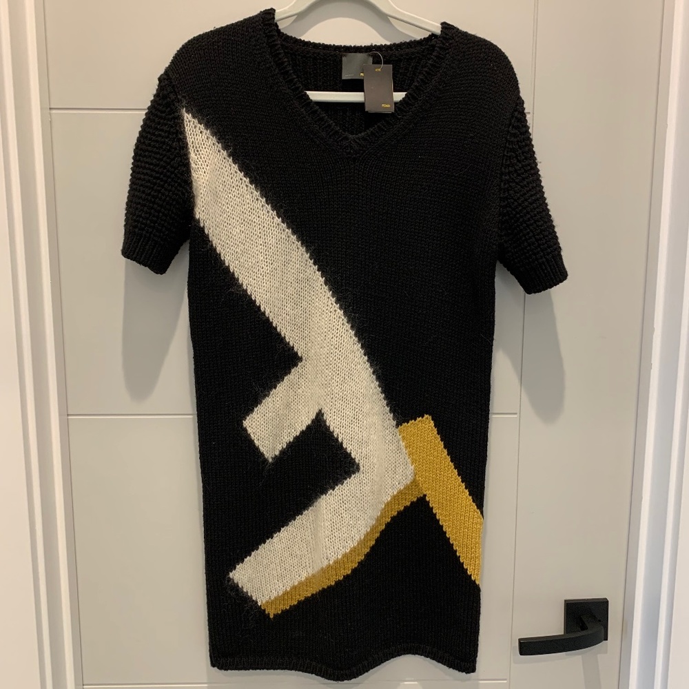 New With Tags Fendi Sweater Dress